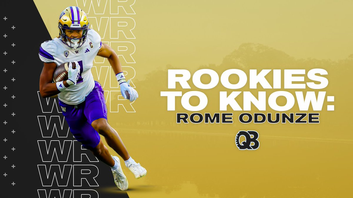 With the NFL Draft rapidly approaching, @adamnardelli helps #FantasyFootball managers catch up on the rookie class. Next in the series is Rome Odunze, the well-rounded Washington WR. football.pitcherlist.com/rookies-to-kno…