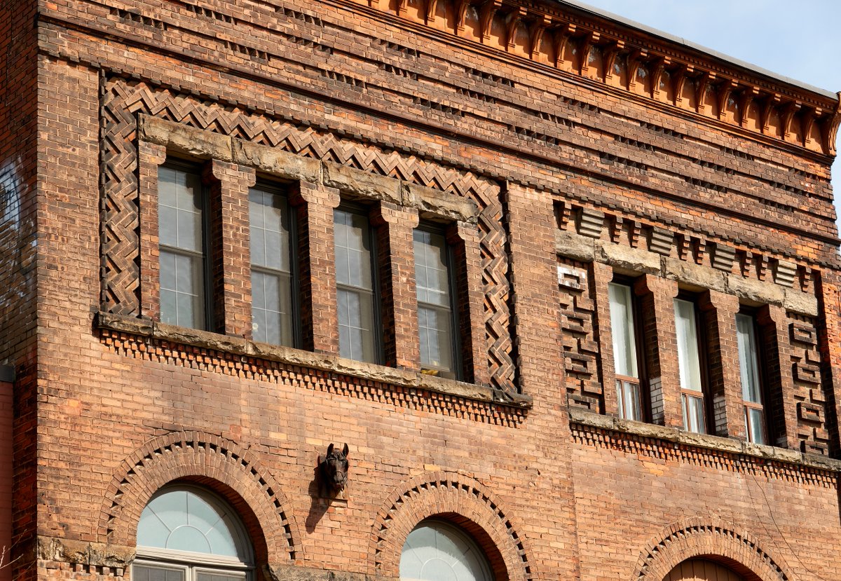 Back when Toronto had bricklayer artists. Bloor Street West, April 10, 2024