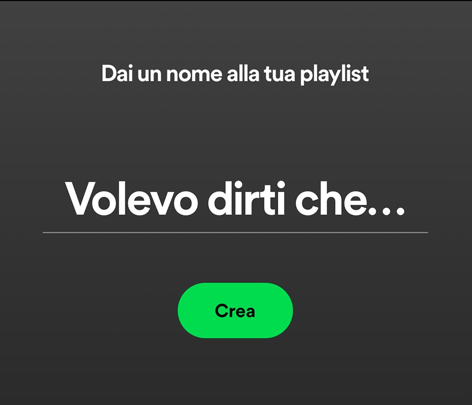 Io che esprimo i miei sentimenti: