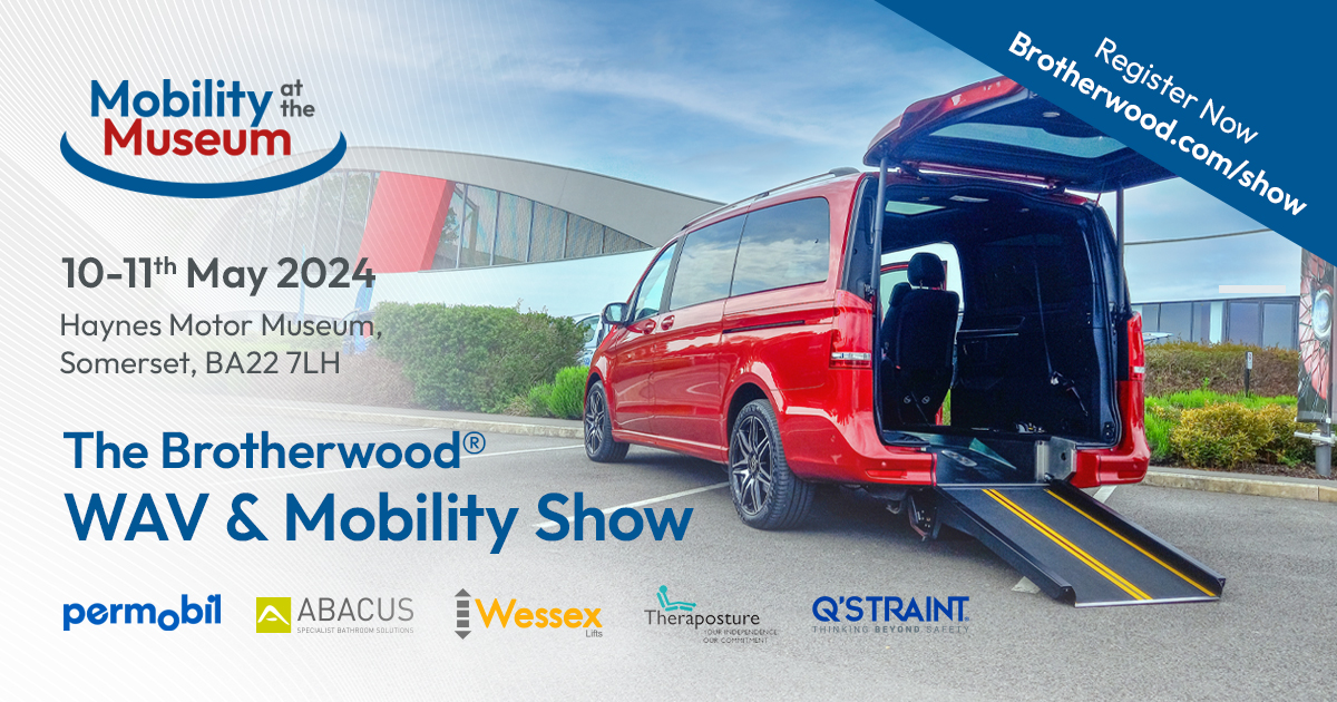 The @BrotherwoodAuto WAV & Mobility Show returns to @HaynesMuseum this May! 🦽 Explore & drive the UK’s leading Wheelchair Accessible Vehicles 👨‍🦼 Browse in and out-of-home mobility products from top brands 👨‍🦼 Entry is free 🔗 bit.ly/49wDVjp