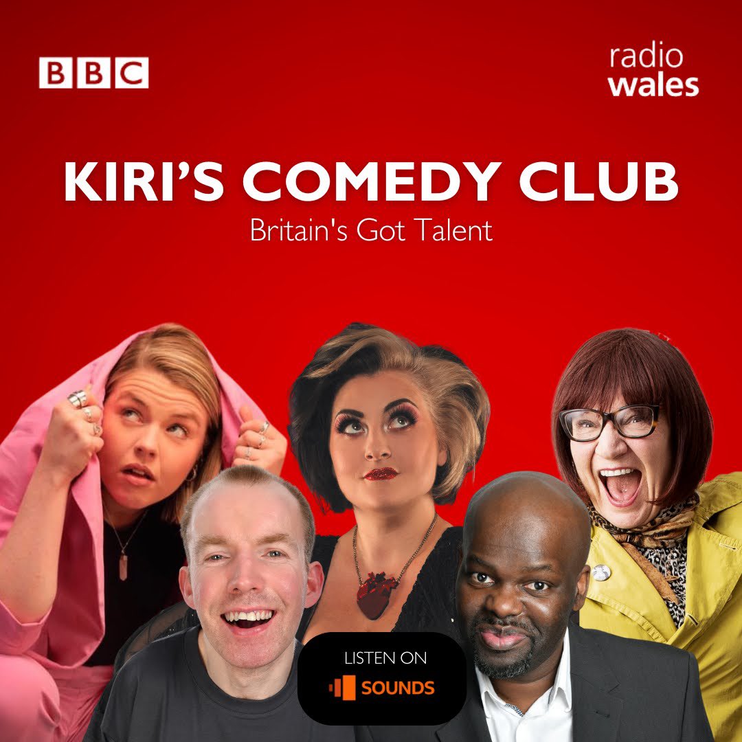 Kiri's Comedy Club is back on your radio this evening! Have you heard last week's episode with Katy Wix yet? Get ready for more great stories and lots of big laughs as @kiripritchardmc hosts a roundtable... New episodes Thursdays 18:30 on Radio Wales Listen on @bbcsounds