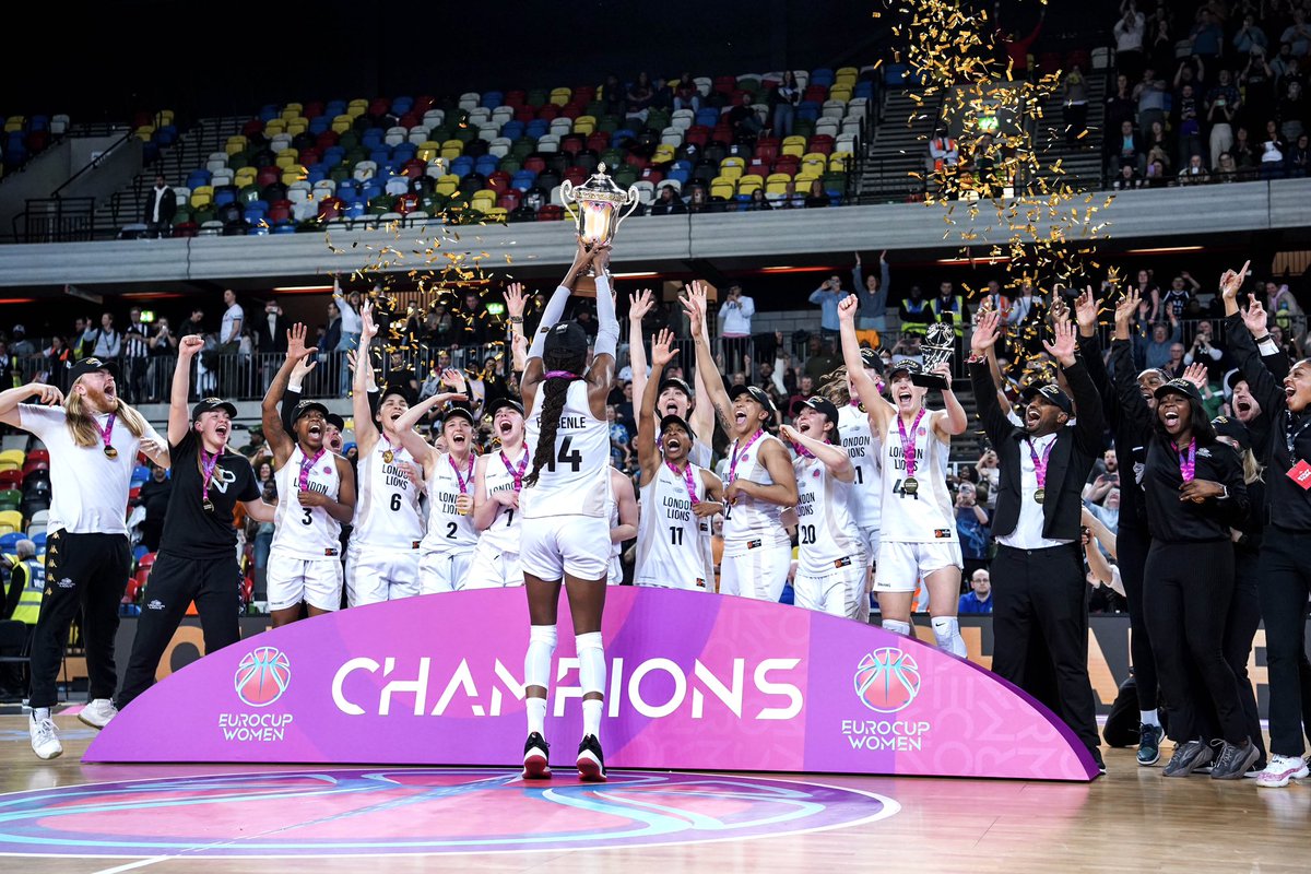 We are the FIRST British team to win a European Championship… let that sink in 🥹🇬🇧❤️🦁 #WeAreLondon #EuroCupWomen #HearOurRoar