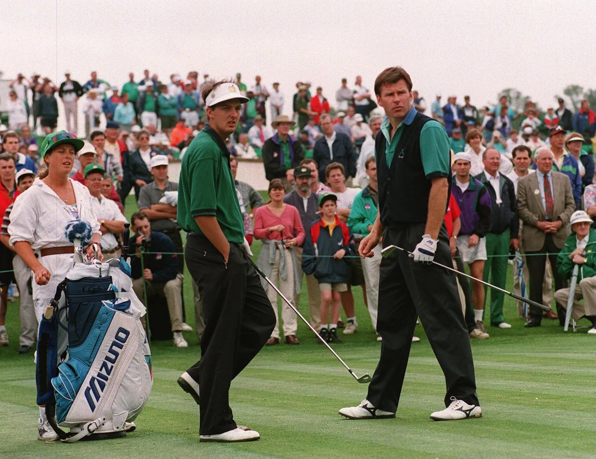 🌺 Living the dream: Iain's Masters memories ⛳ Thirty years ago, @IainPyman played out every golfer's dream when he teed it up in the '94 #TheMasters - playing the opening round with Arnold Palmer. 👑 Here, Iain looks back on an unforgettable week: bit.ly/4aPnQGE