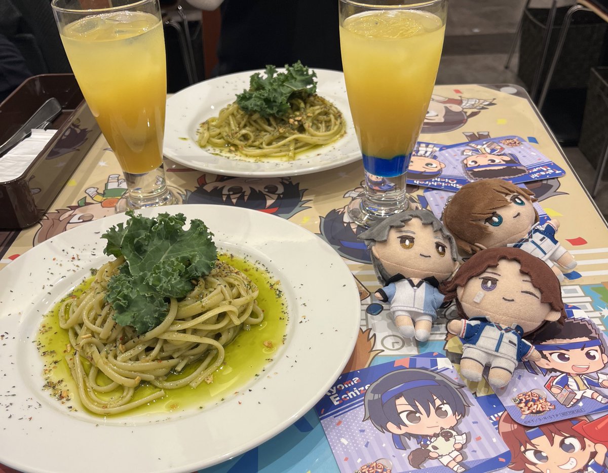 テニプリくんのコラボいったよん〜
乾汁パスタです