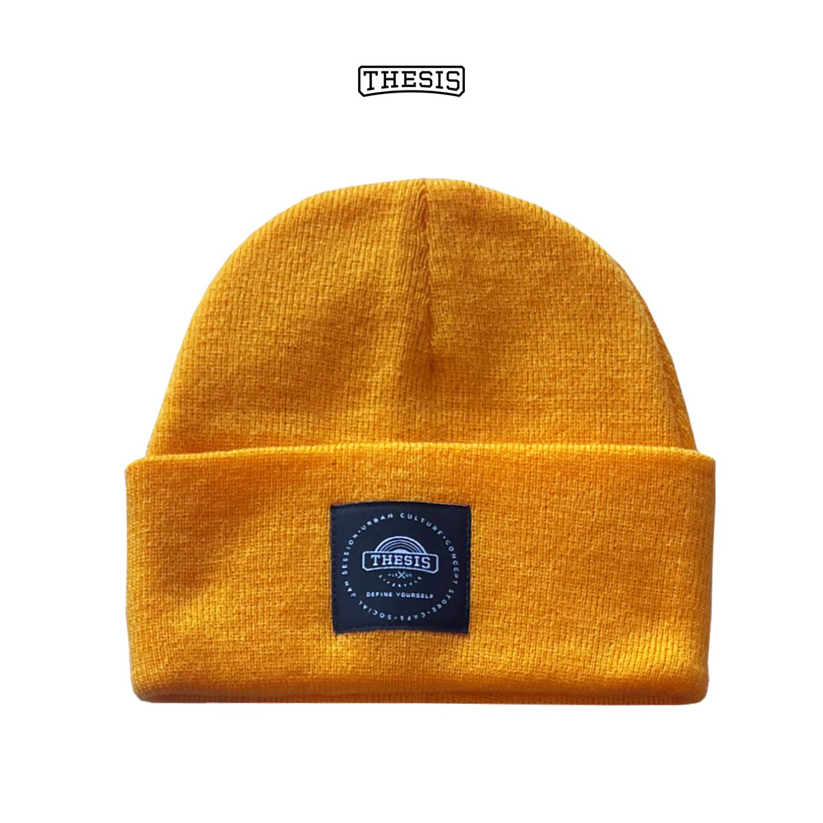 Restock of the white and mustard Thesis essential beanies // R130 available at our Soweto stores. #ThisIsThesis