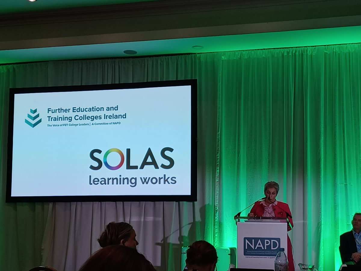 Fiona Maloney of @NTOIreland talking about her experiences as a #ThisisFET teacher and bringing that knowledge to her work.