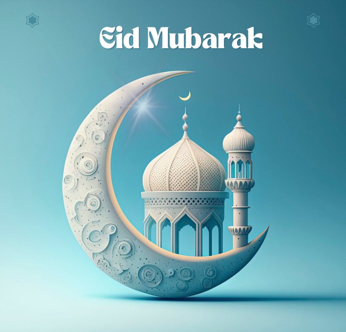 Eid Mubarak! May this joyous occasion bring you peace, happiness, and countless blessings. 🌙✨ #EidMubarak #EidUlFitr