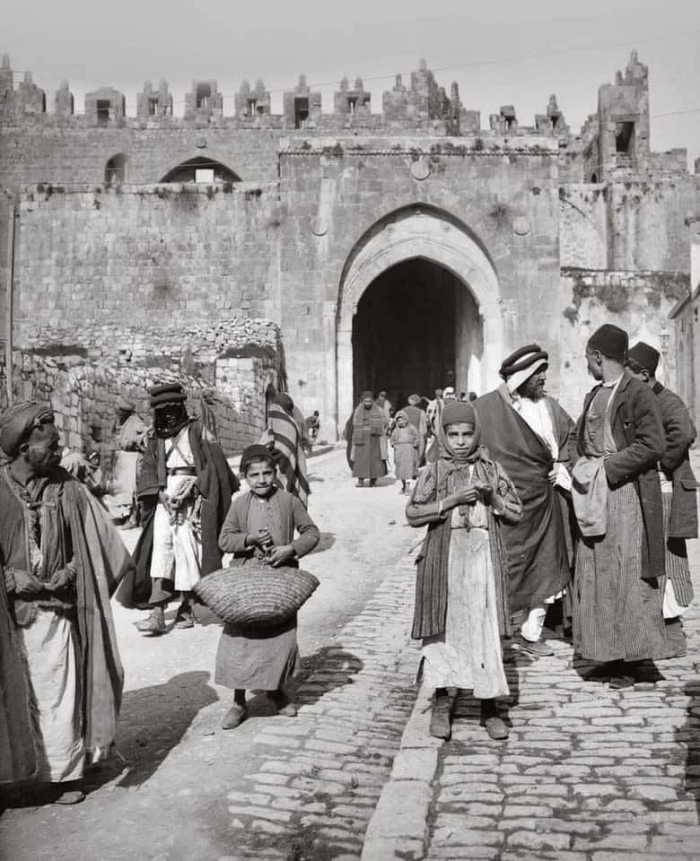 Jerusalem, Damascus Gate, Palestine, 1904