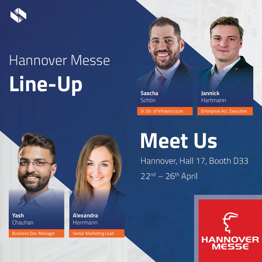 HANNOVER MESSE 2024 is just around the corner 🔜  #XR
𝗥𝗲𝗴𝗶𝘀𝘁𝗲𝗿 𝘁𝗼𝗱𝗮𝘆 𝗳𝗼𝗿 𝗮 𝗳𝗿𝗲𝗲 𝘁𝗶𝗰𝗸𝗲𝘁 𝗮𝗻𝗱 𝗺𝗲𝗲𝘁 𝗼𝘂𝗿 𝗫𝗥 𝗲𝘅𝗽𝗲𝗿𝘁𝘀 👇
hubs.la/Q02sx9kf0
Find us in 𝗛𝗮𝗹𝗹 𝟭𝟳 𝗮𝘁 𝗕𝗼𝗼𝘁𝗵 𝗗𝟯𝟯 🚀
#HM2024 #IndustrialTransformation