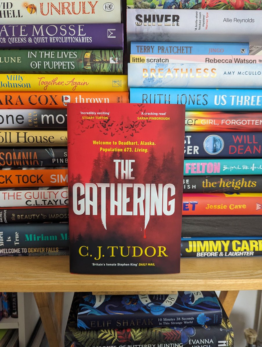 Happy pub day @cjtudor - can't wait to get my fangs into this one. #TheGathering