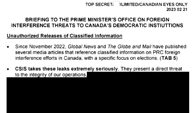 China inquiry probes memo proving @CanadianPM was warned foreign agents posed 'existential threat' but did nothing; gov't lawyers disclosed it Sunday night after key witnesses testified: 'Why?' blacklocks.ca/here-is-the-mi… #cdnpoli