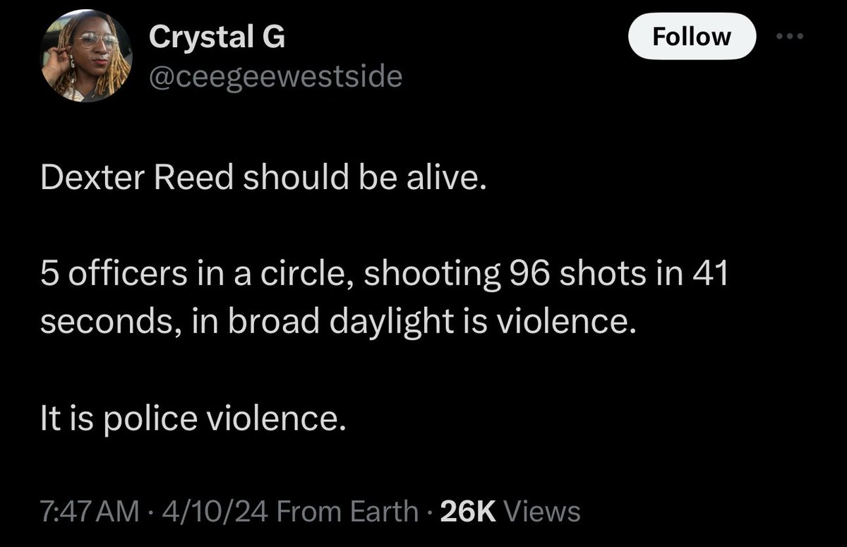 116 people have been shot and killed in Chicago so far in 2024.

Not one of you motherfuckers have uttered a word.

Some piece of shit in a ski mask opens fire on the police, gets yeeted, and it’s LaWd hAvE mErCy!!!! mY oPpReSsiOn!!!

If you shoot at the police, you will get shot…