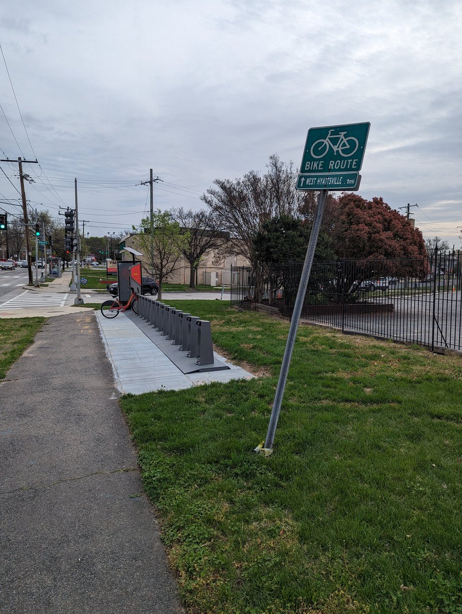 I spy the newest @bikeshare station! Welcome to 5B01 CaBi! Allison & Michigan Ave NE!