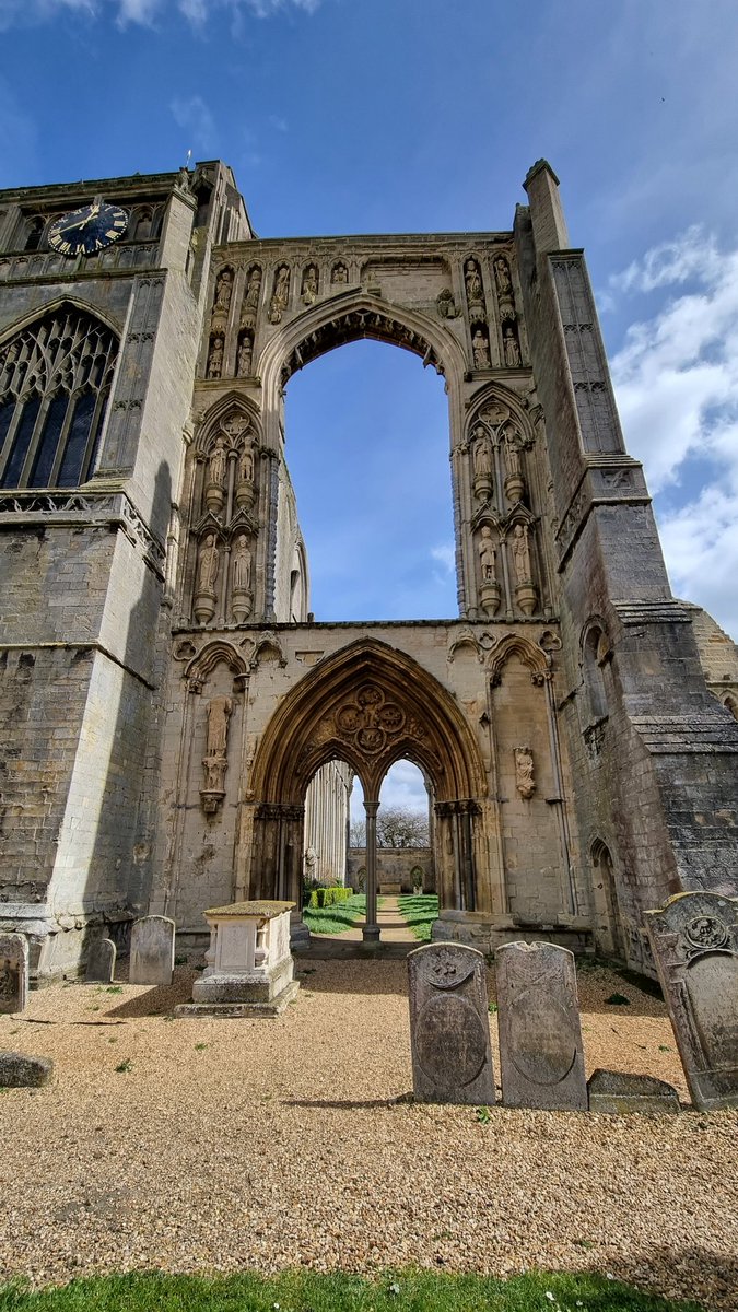 Today (11th April) Being the Feast Day of St Guthlac, it would be remiss of me NOT to drop in. #Crowland