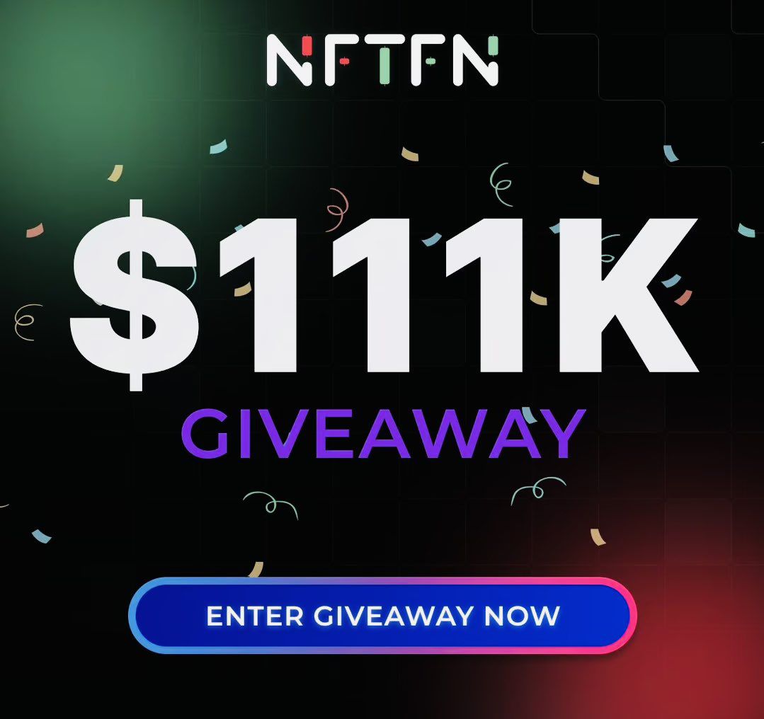 🚀 Excited about crypto giveaways? Brace yourself for the ultimate thrill with the $NFTFN Mega Giveaway! 😱🎁 🎉 Win a share of $111,000 in prizes, with each of the lucky 50 winners walking away with $2,220 worth of NFTFN tokens! 💰 Here's how to join the party: 1️⃣ Secure…