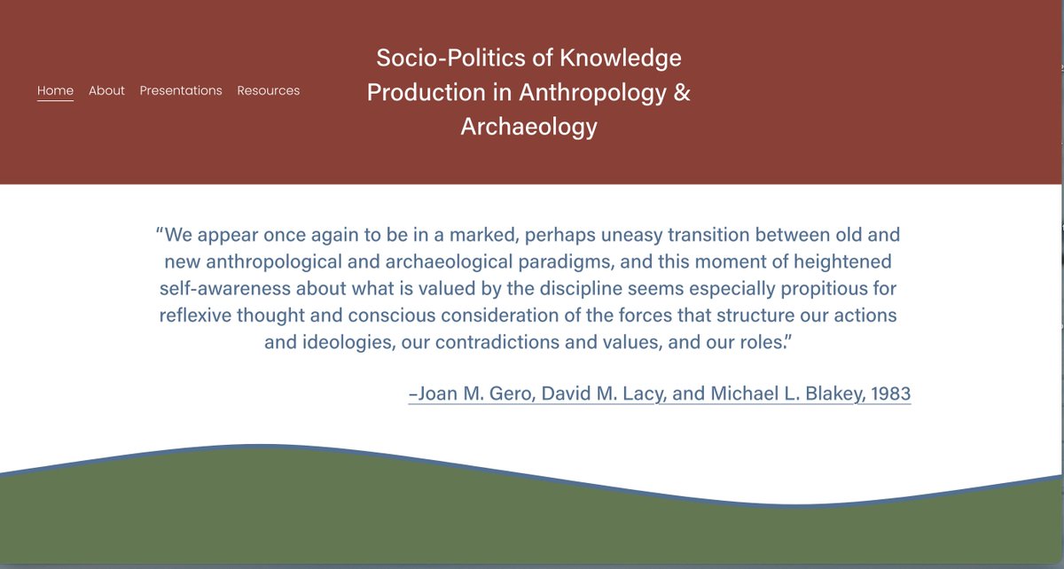 @JBeckArch (@ucdsocscilaw) & @lauraheathstout (@StanfordArch) are launching 'Anthro Knowledge', supported by a @WennerGrenOrg. Includes presentations, syllabi, readings, & strategies for organizing accessible virtual workshops! #anthropology #archaeology anthroknowledge.com