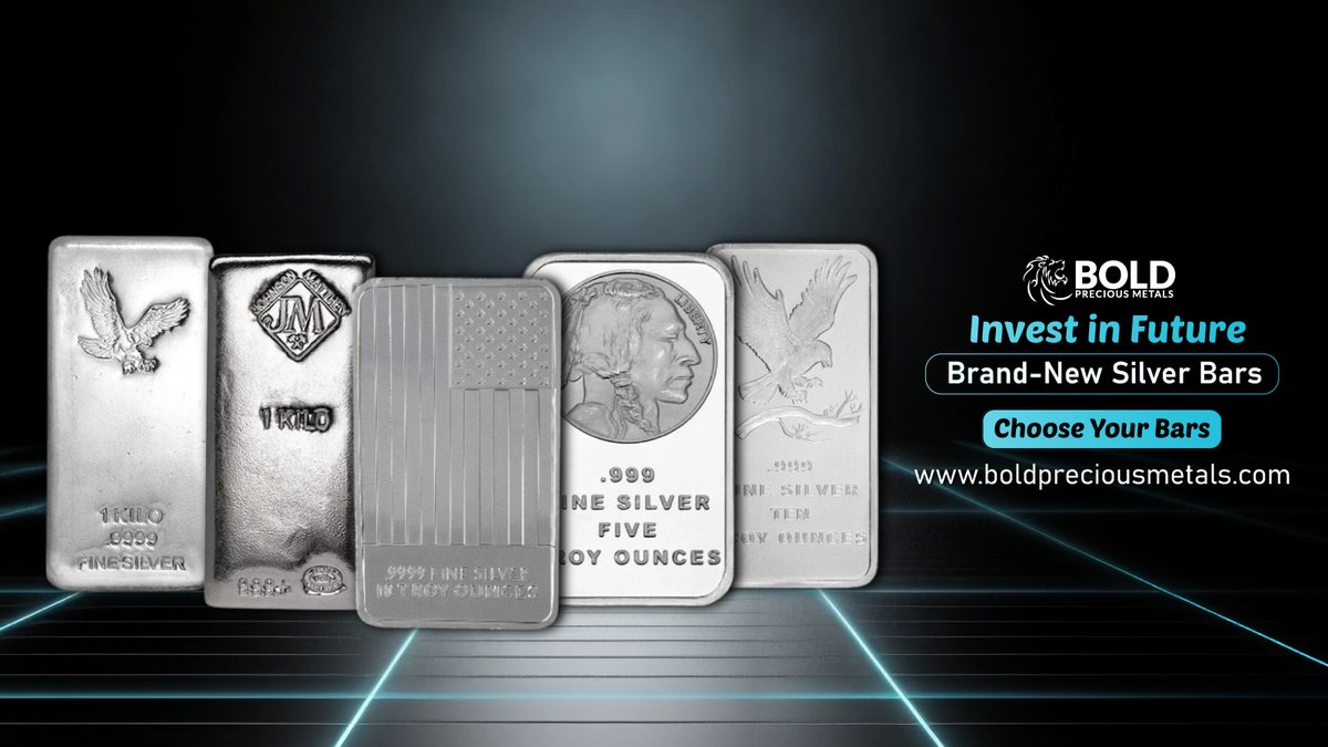 Silver—the Smart Choice. Explore Top-Tier Silver Bars at BOLD Precious Metals.

boldpreciousmetals.com/sale/silver-ba…

#PreciousMetals #Investment #silver #SilverInvesting #BOLDPreciousMetals #SilverBars #FinancialSecurity #Bullion #SilverStacking #FuturePlanning
