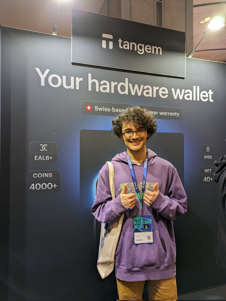 Azioth_'s tweet photo. @tangem Nice booth at #PBW2024 https://t.co/7SYZWnUfFL
