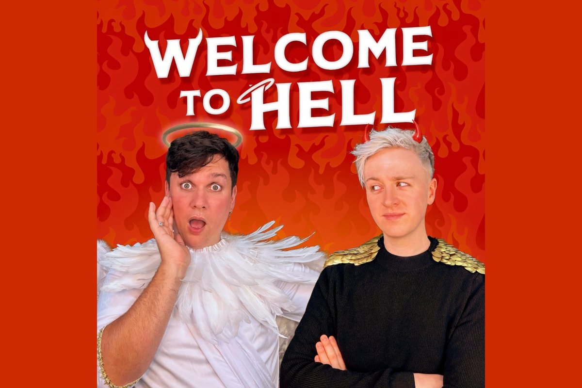 🔥Welcome to Hell with @dnlfoxx and @danecomedian In today’s episode, the Infernal Aunties are joined by a brand new co-host: Clement, the aristocratic gay ghost who haunts Spotify studios. 👻 Listen here: t.ly/fR5aP 🎧