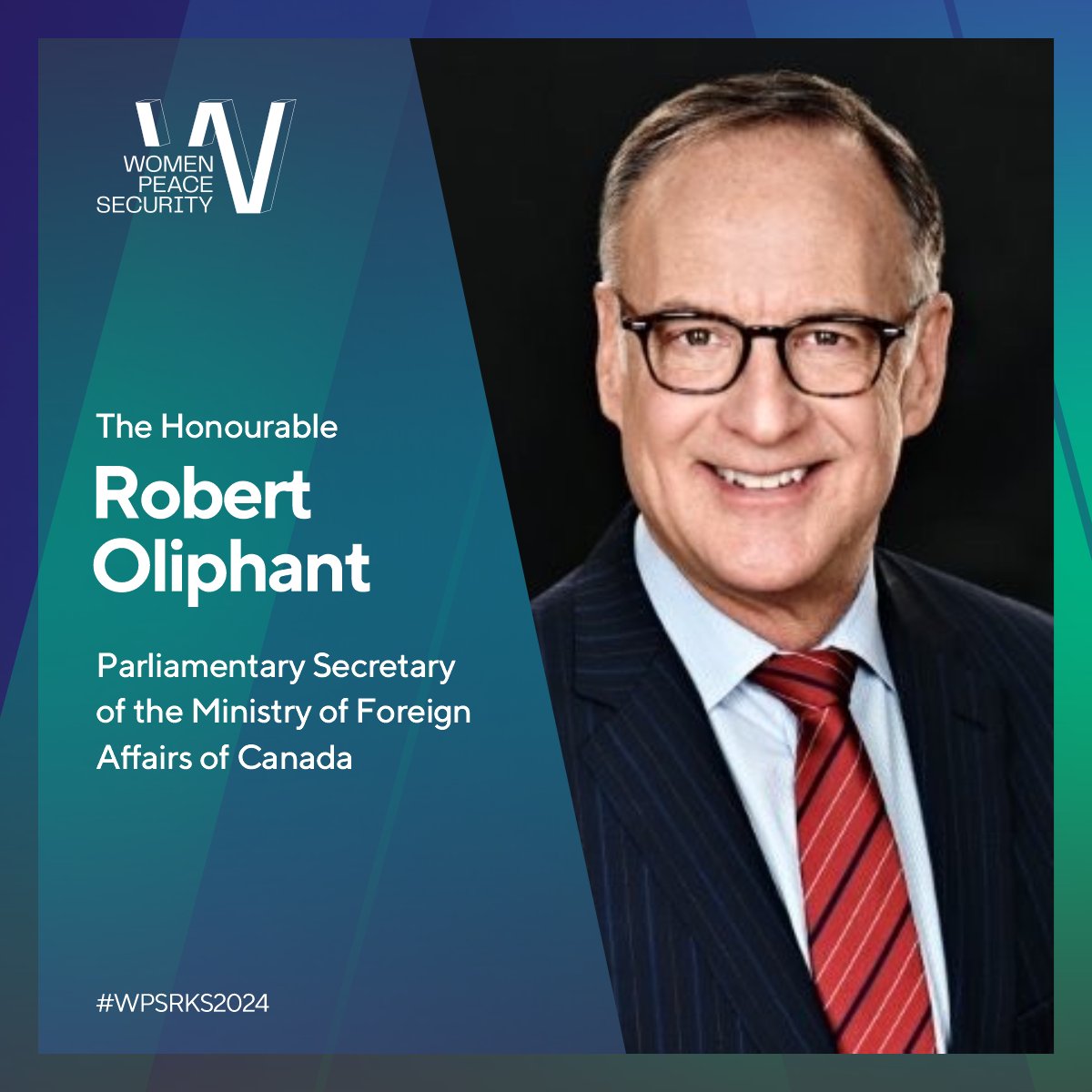 Glad to welcome The Honorable @Rob_Oliphant, Parliamentary Secretary of MFA-Canada, to the WPS Forum 2024! 🇽🇰🇨🇦 #WPSRKS2024 15-16 April 2024 🇽🇰 Prishtina, Kosovo 👉 wpsforum-rks.org