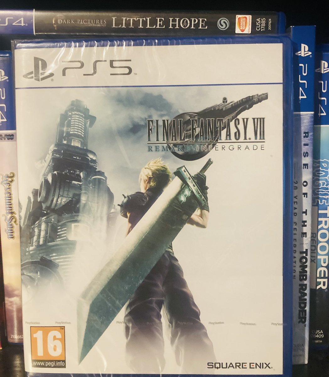 Got the PS5 version of Final Fantasy VII. Shame INTERmission is a code in the box. Relatively hard to find sealed over here. I’ll be opening it soon! #FinalFantasy #PlayStation5 #PS5