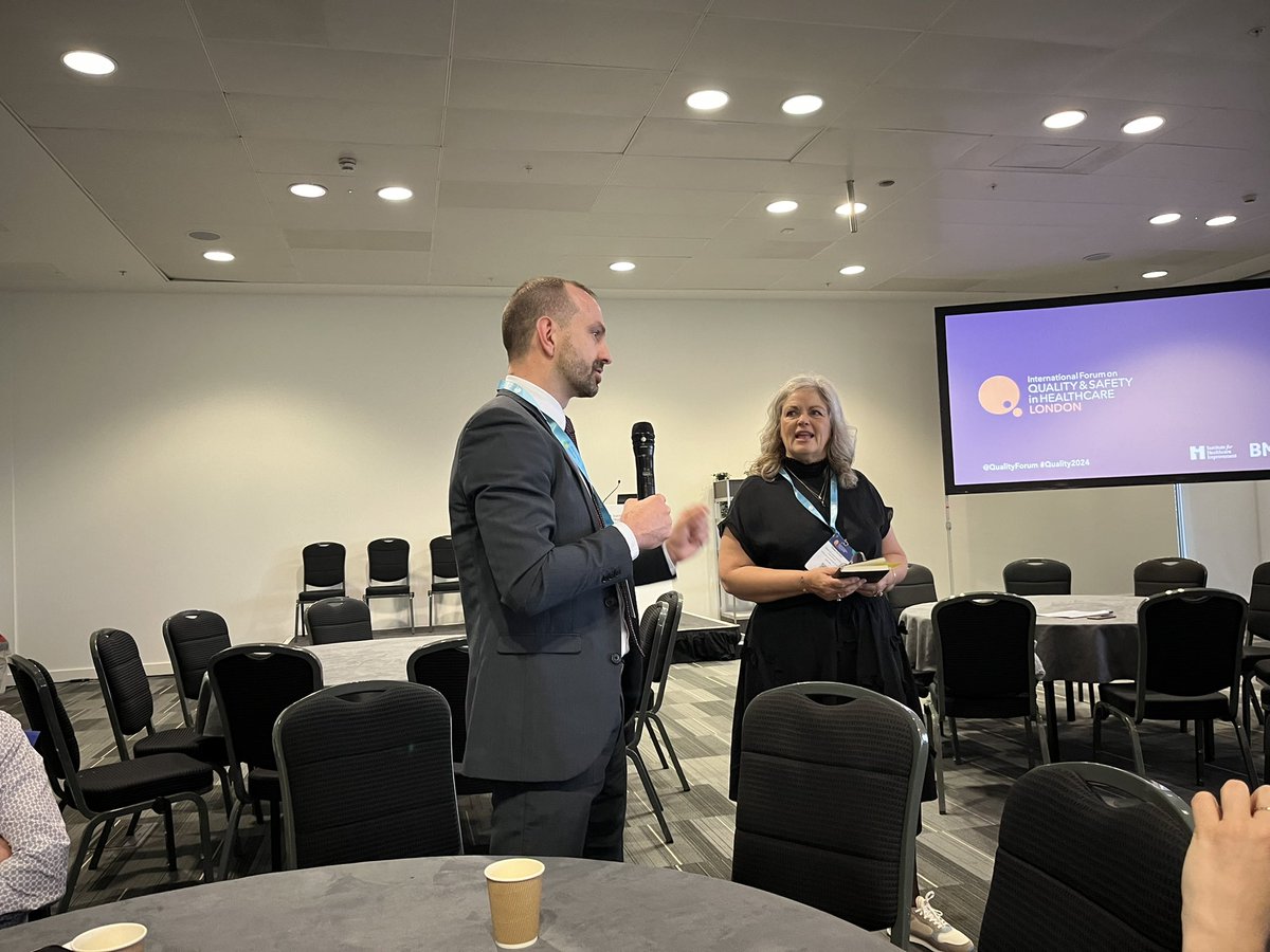 .@kristensenps and @VibekeRischel had a interactive breakfast session at #Quality2024 where they looked back on last year’s conference in Copenhagen and reminded themselves of the key learnings and ambitions that we want to take forward into the coming days at #Quality2024.