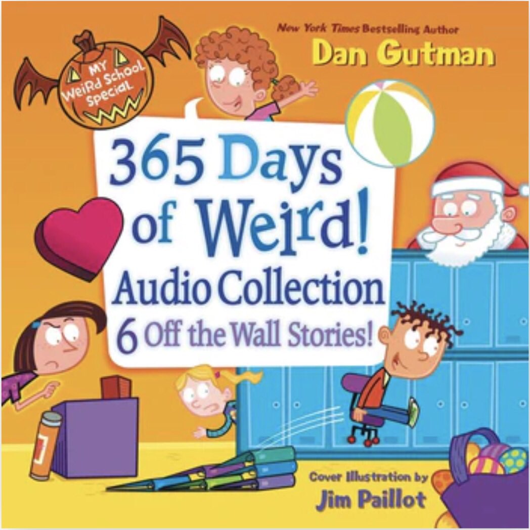 AUDIO FANS: Y’know what’s weird?  I didn’t even know this existed, and it came out 5 years ago!  It includes six My Weird School specials (Halloween, Christmas, Valentine’s Day, Easter, Summer, Back to School) and it’s just $22. You can get it here: harpercollins.com/products/my-we…