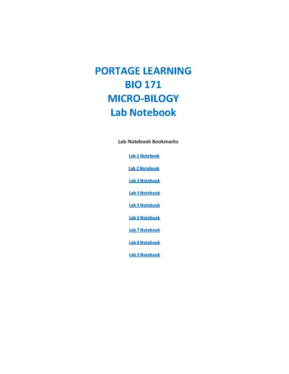 PORTAGE LEARNING BIO 171 MICRO-BIOLOGY Lab Notebook. BRAND NEW 2023!!!
fliwy.com/item/373202/po…

#PORTAGELEARNINGBIO171MICROBIOLOGYLabNotebook #PORTAGELEARNING #BIO171 #MICROBIOLOGY #LabNotebook #fliwy #fliwy.com