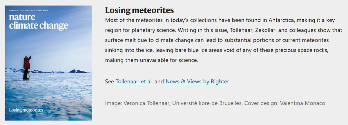 Btw: the paper by @VeroTollenaar and @HarryZeko , to which we contributed, made the front cover of the last issue of @NatureClimate!