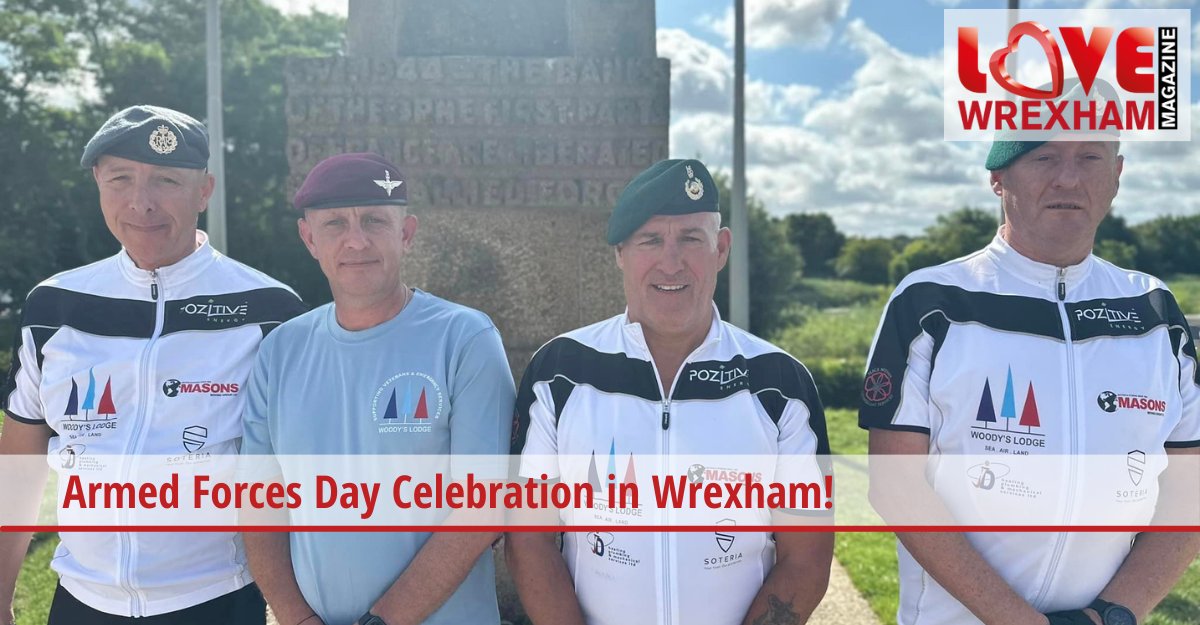 Join Woody's Lodge for a speed march through Wrexham on April 20th, followed by a mini-Armed Forces Day celebration at the Guildhall. 🚶‍♀️🚶‍♂️ Read more at: love-wrexham.com/2024/04/13/woo… Interested in advertising with us? Take a look at love-wrexham.com/advertising/ra… 💻📱 @NWalesSocial
