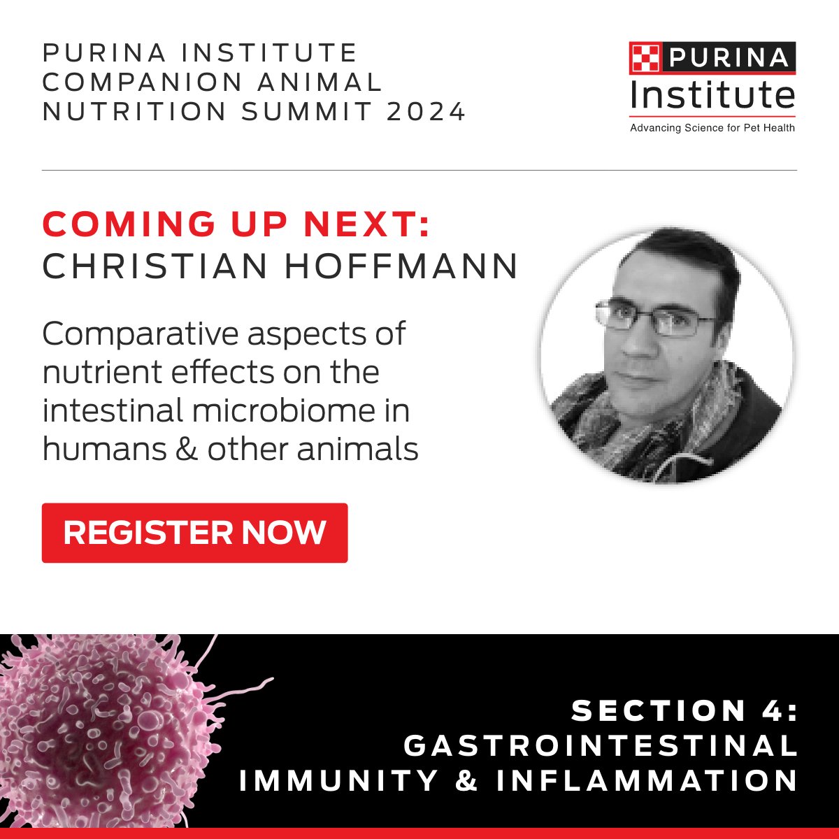 Last presentation of #CANSummit2024 with Christian Hoffmann, PhD on comparative aspects of nutrient effects on the intestinal microbiome in humans & other animals spr.ly/6184wjWsI #Veterinary #inflammation #microbiome @OSUVetCollege @tamuvetmed @ufvetmed @CSUVetMedBioSci