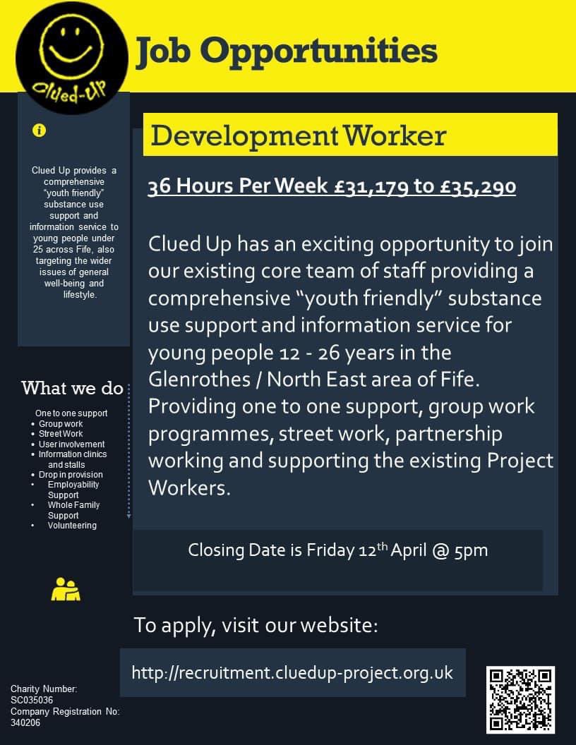 Clued Up have got an exciting opportunity to join our team. Please see the website for more details.