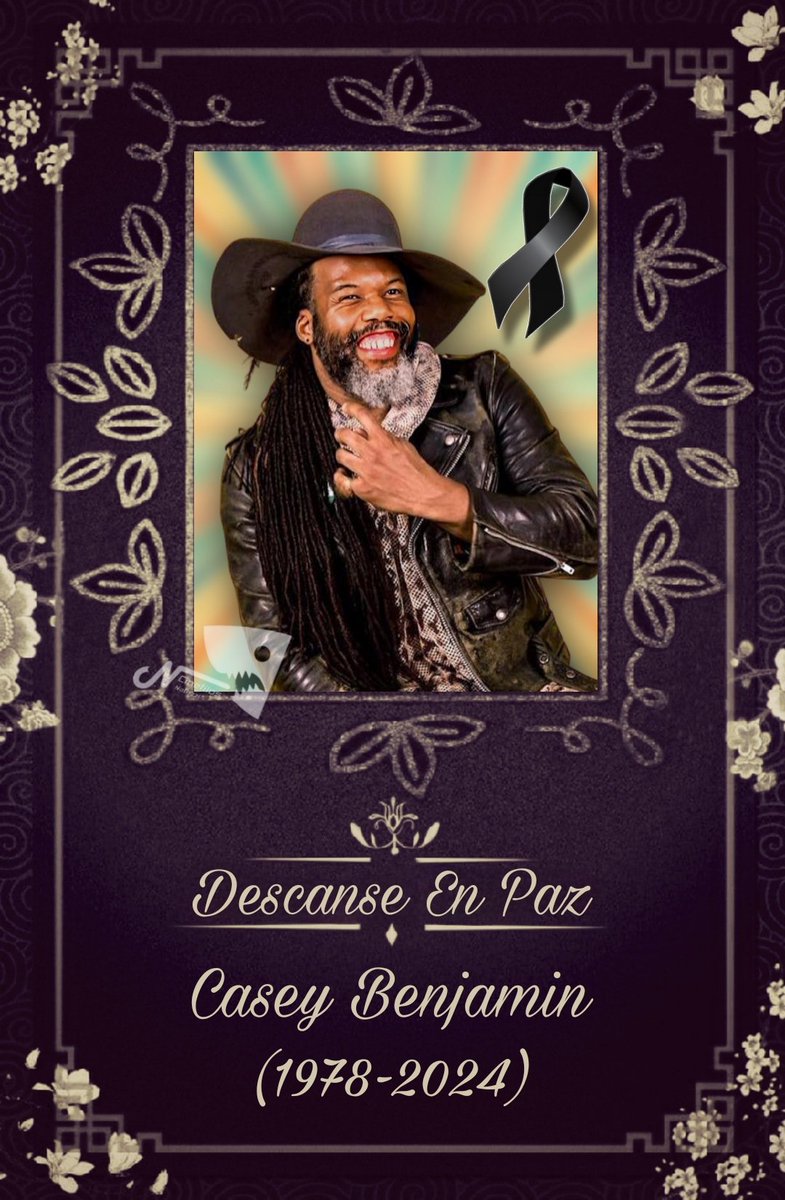 nathzzi's tweet image. Casey Benjamin (1978-2024) 🇺🇸

Falleció saxofonista, vocoder, teclista, productor y compositor estadounidense Casey Benjamin a los 45 años de edad 

Descanse en Paz Casey Benjamin (30/03/24) #CaseyBenjamin #Saxofonista #noticias #nathzzi #RIP #QEPD #DEP #news #EstadosUnidos #Jazz