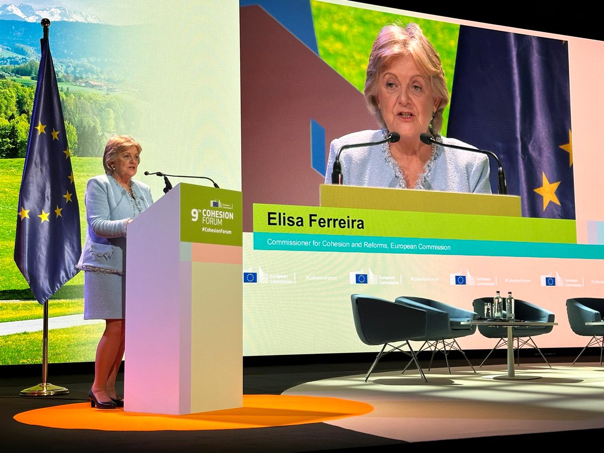 EUinmyRegion's tweet image. #CohesionForum | Commissioner @ElisaFerreiraEC: 

"The 9th #CohesionReport estimates that support of #CohesionPolicy funding between 2014 and 2027 will help creating more than 1 million jobs across the EU" 

Want to know more? 
Have a look at the Report ➡️ec.europa.eu/regional_polic…