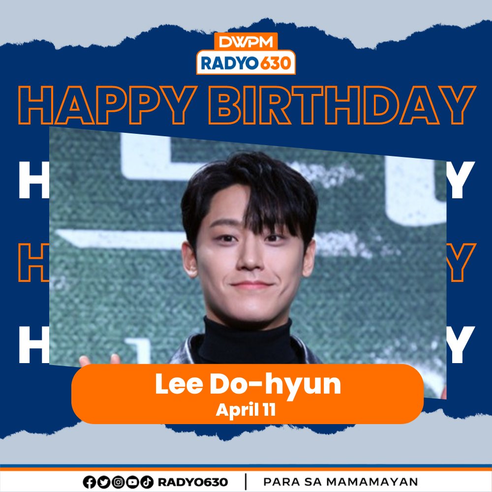 Ika-29 kaarawan ngayong araw ng walking green flag ng Kdrama world—ang nag-iisang si Oppa Lee Do-Hyun! #Radyo630 #HappyBirthdayLeeDoHyun