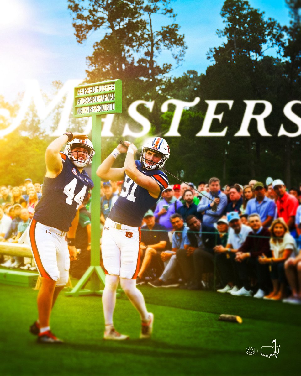 Auburn                  #themasters
                          🤝
   Traditions unlike any other