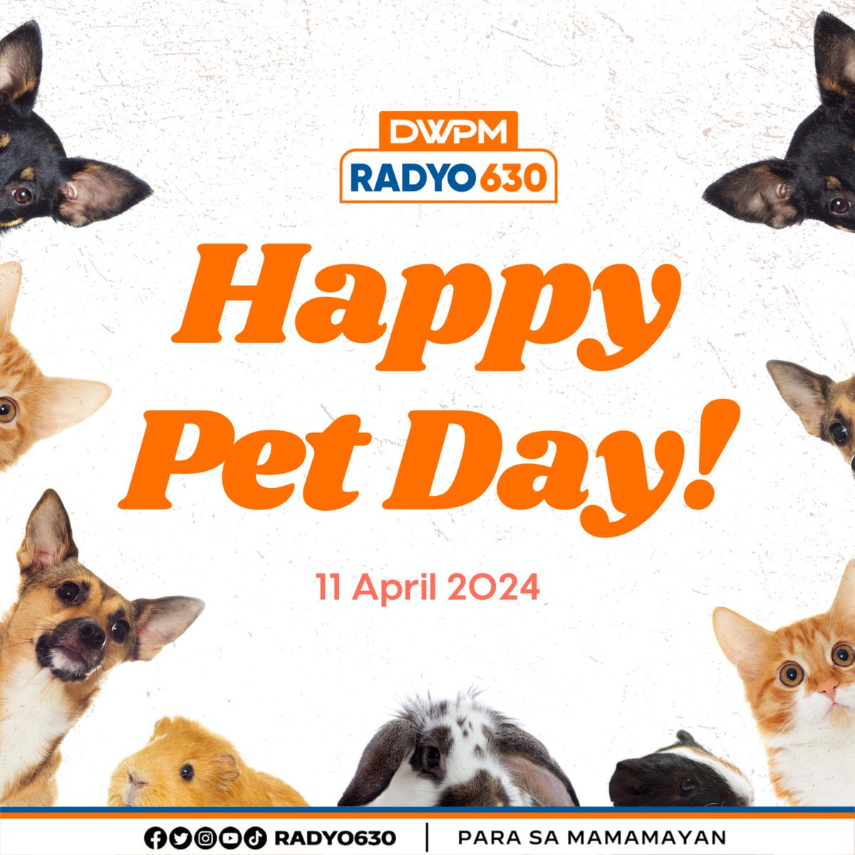 Aminin, gaano man sila ka-pasaway minsan... Hindi naman kasing-saya ang buhay nang wala sila... I-flex na ang iyong PET! #Radyo630 #PetDay