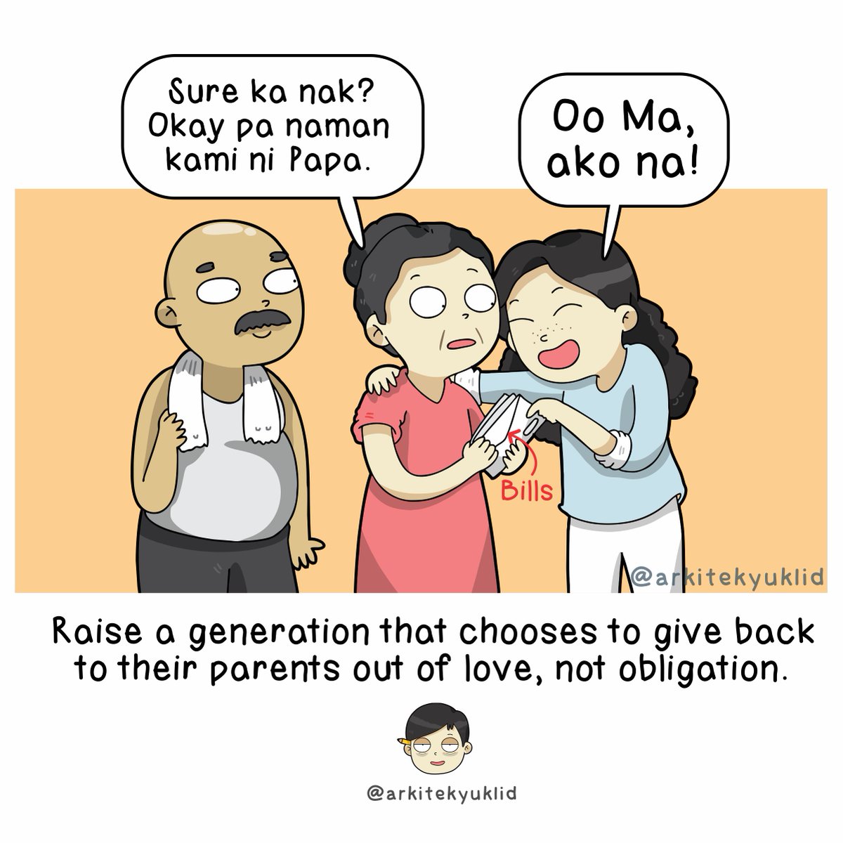 A generation that willingly cares for their parents because of love and affection, rather than feeling obligated or duty-bound to do so. :)