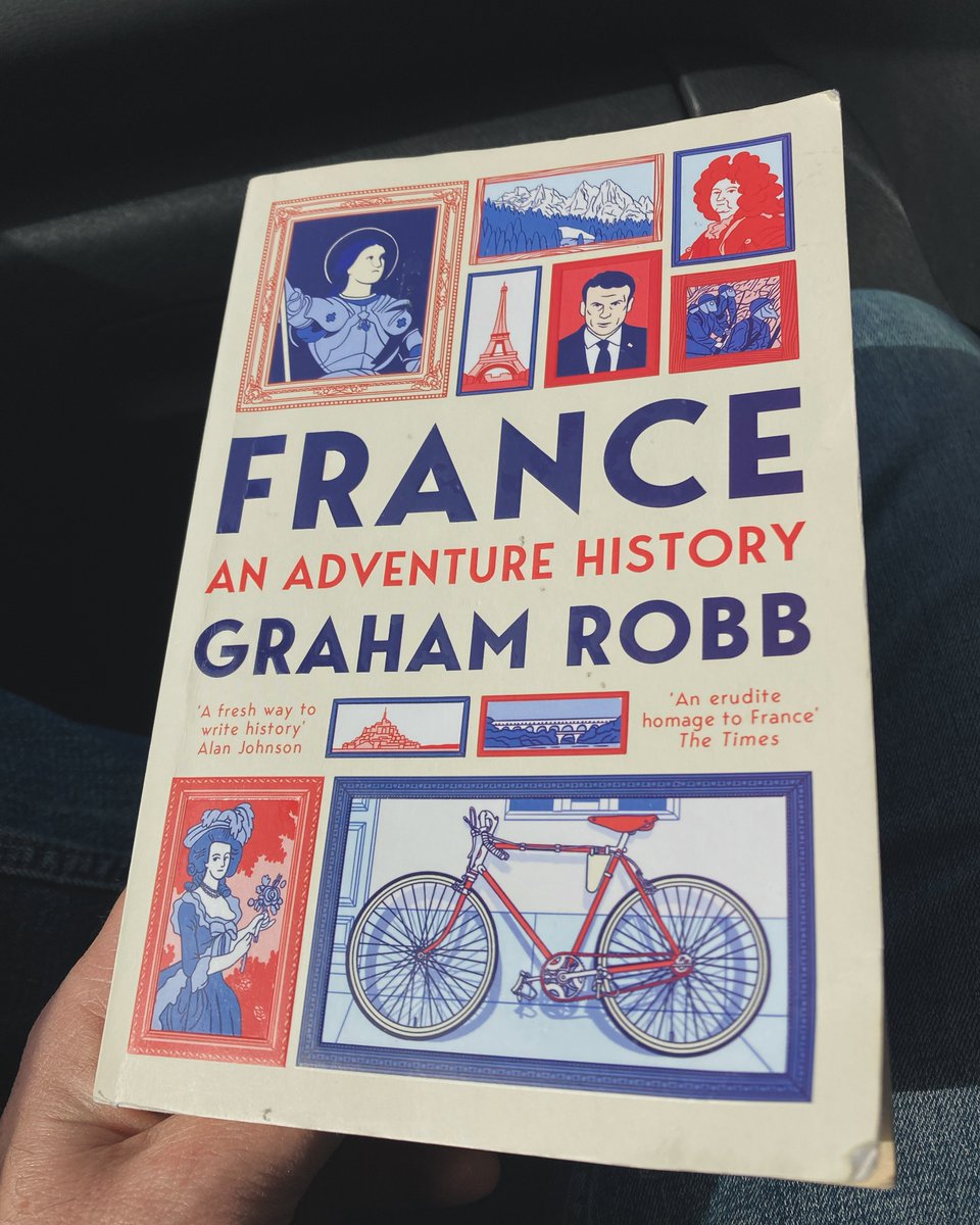 On my three-week sojourn to #france this has been a constant companion… it’s an absolutely brilliant read. Brings fresh perspectives on the last 2000 years of French life and history using ‘place’ as a starting point #napoleon #ww2 #madamebovary #giletjaune