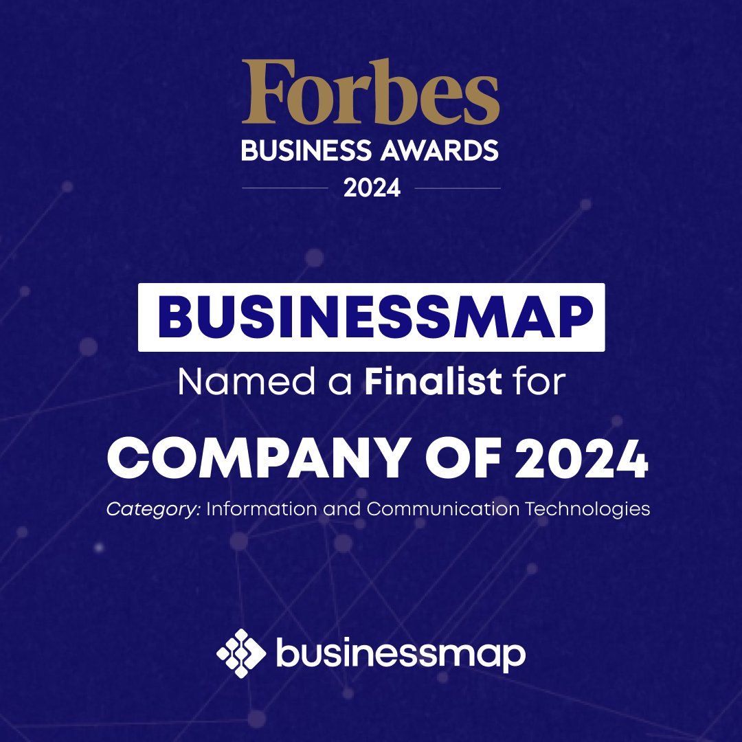We are honored to announce that Businessmap has been selected as a finalist for the 2024 Forbes Bulgaria Business Awards 🏆 as a contender for the Company of the Year 2024 in the Information and Communication Technologies category. 🏆

#Forbes #BusinessAwards2024 #Businessmap
