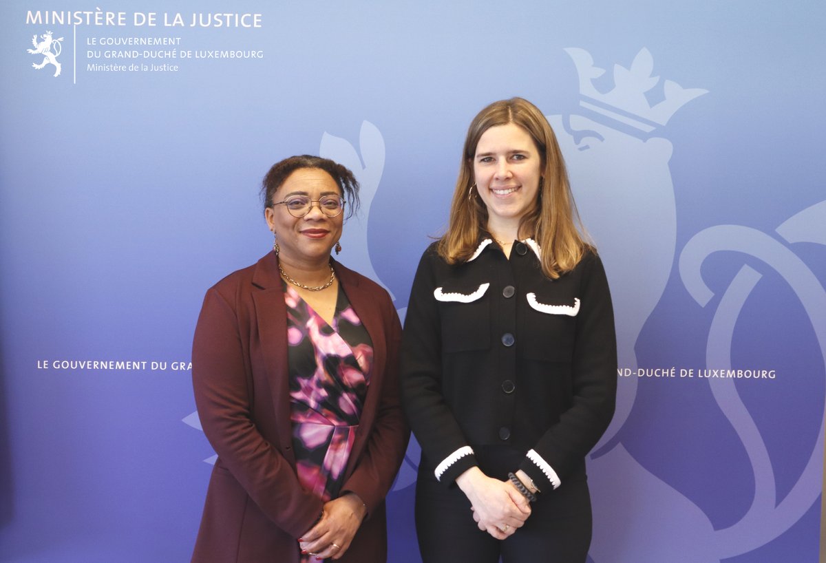 🇨🇻🇱🇺The ambassador of Cabo Verde, H.E. Mrs Edna MARTA, paid a courtesy visit to the Minister of Justice, Elisabeth Margue. Both underlined the excellent relations between their two countries and discussed the possibility of expanding mutual exchanges within the legal domain.