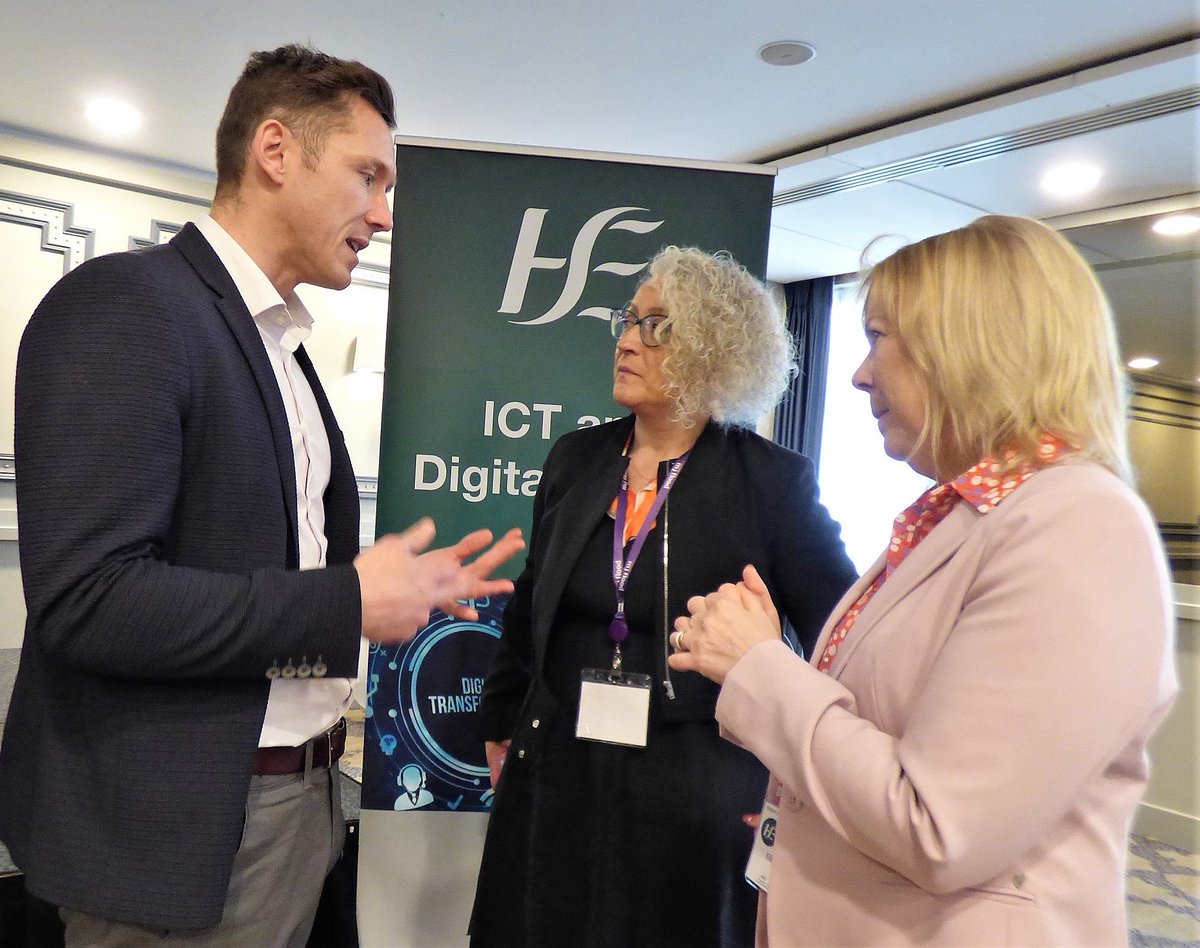 Eilis Geraghty (DoN, Community Support Team) spoke on our roll out of mobile medical diagnostics services at today’s <a href="/HSEICTSouthEast/">HSE ICT South East</a> “Digital Health Redefining the South East” event. 

With Helen McDaid (HoS/Older Persons), delighted to welcome Paul Flynn CEO of <a href="/mobilexrayecg/">Mobile Medical Diagnostics</a>