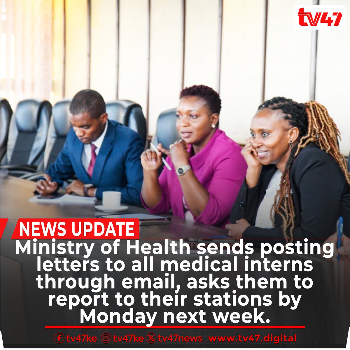 They know the value of interns, they know their importance in these public hospitals, and they know whatever used to be paid to them is worth their work. @MOH_Kenya have you tried WhatsApp?