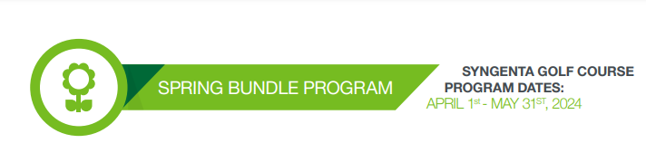 Welcome to the 2024 Syngenta Spring Bundle Program! We’re thrilled to offer a flexible, simple, bundle rebate and voucher program that helps you create top-notch playing surfaces while staying within your budget. Get the details: bit.ly/43BjXTc