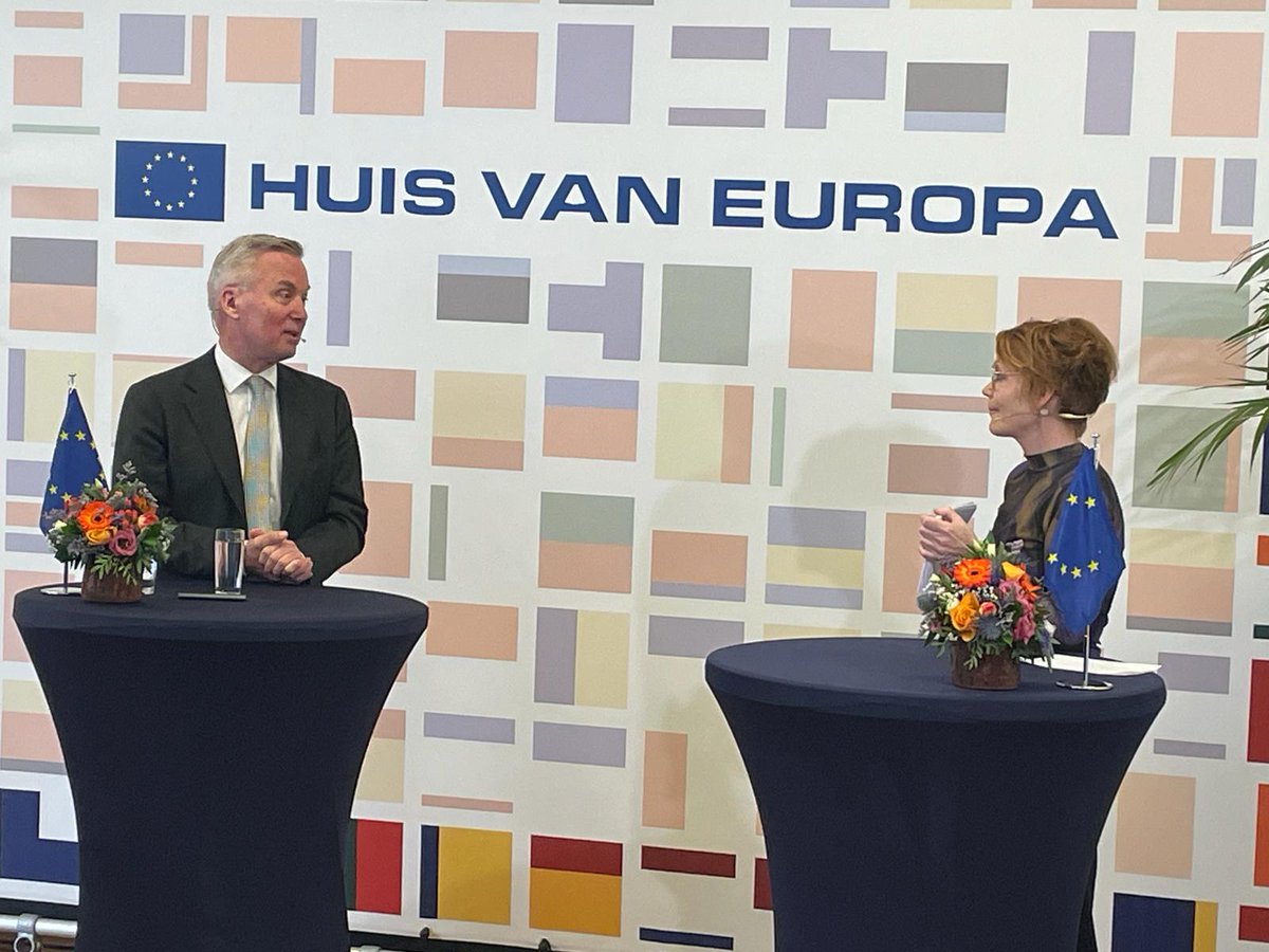 Staatssecretaris Eric van der Burg bij het debat Europese verkiezingen 2024: het aantal asielzoekers dat naar Nederland komt vertaalt zich naar de vraag: wat gaat dat doen met mijn gemeente? #europeseverkiezingen2024