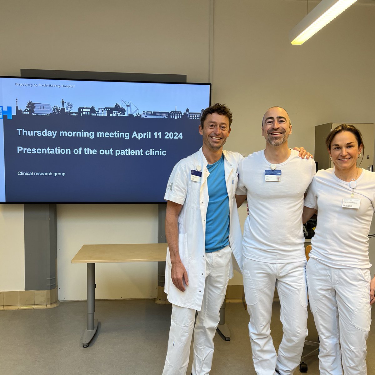 This morning’s department meeting was presented by the Clinical Research Group. Simon Doessing, Jesper Petersen and Julie Rydahl @Rydahl01 gave us an overview of patient medical needs, an update on projects tackling Achilles tendinopathy and exercise-induced lower leg pain