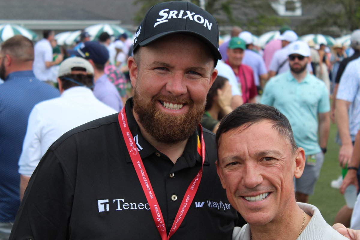 Great to have @FrankieDettori at the Masters with YGT yesterday 🌺🏇 Masters 2025 packages: yourgolftravel.com/the-masters