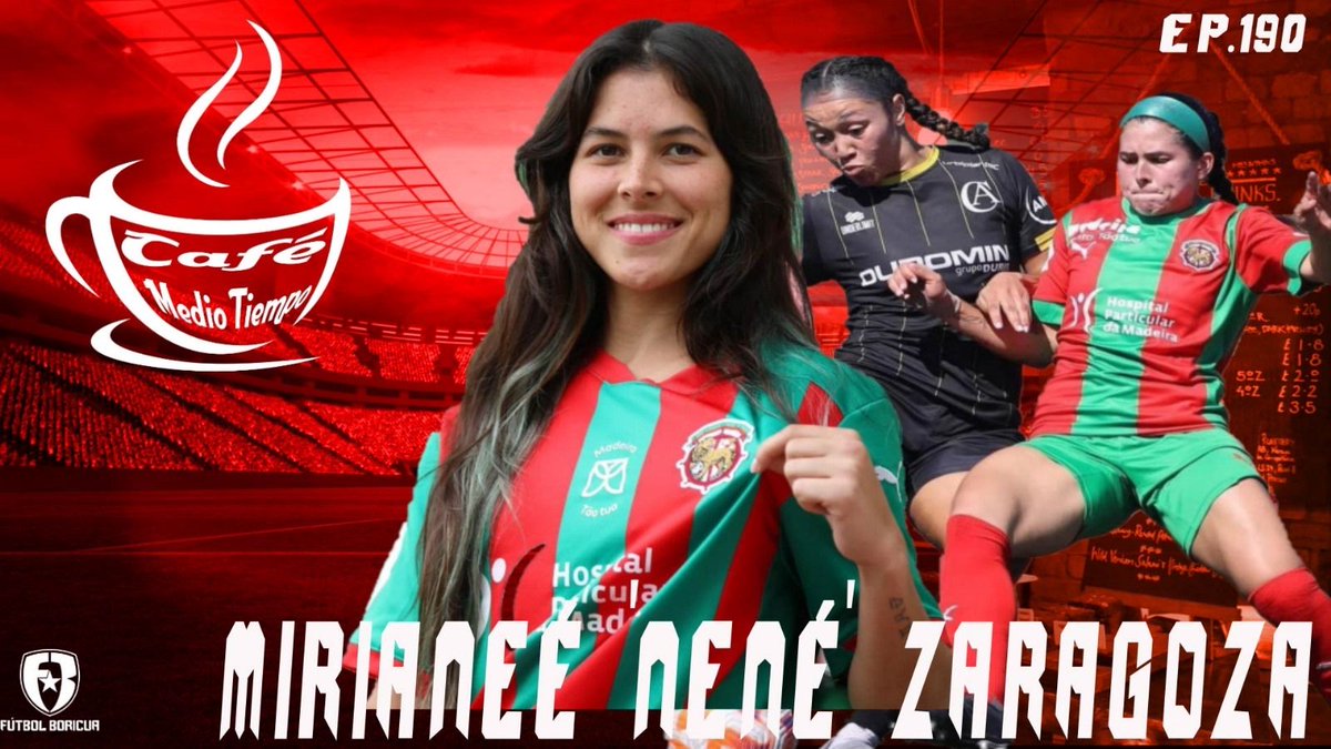 FutbolBoricua's tweet photo. No te pierdas a medio día de hoy a Mirianeé “Nené” Zaragoza en el #CafeMedioTiempo dialogando sobre su trayectoria. ¡Ven y participa de la entrevista! 12:00 M por nuestras redes. #FutFemPr https://t.co/Qx61xMRKmc
