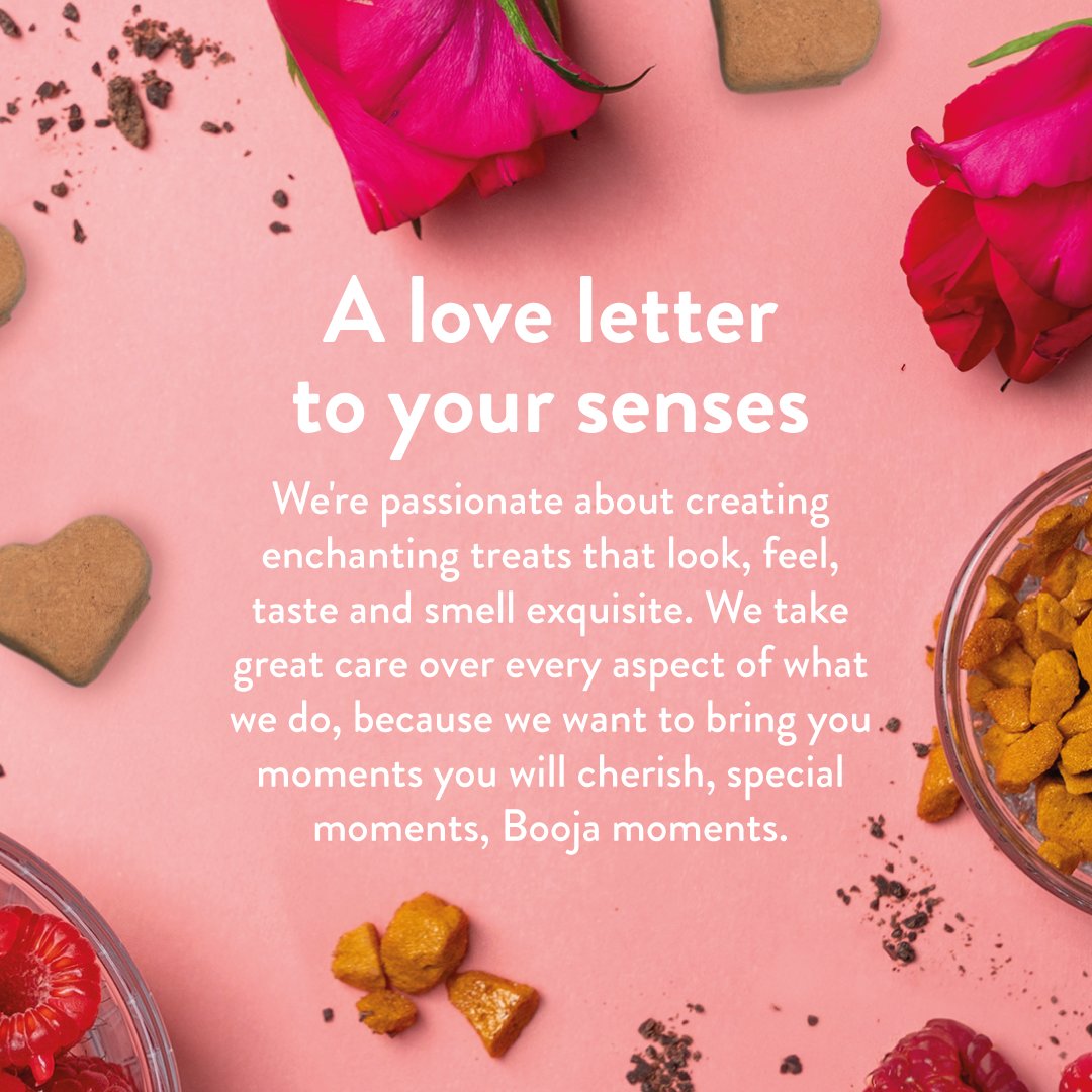 We want to bring you moments you will cherish, special moments, Booja moments 💗💖 Find out more about us and what we do at boojabooja.com #BoojaBooja #Vegan #Organic #DairyFree #GlutenFree