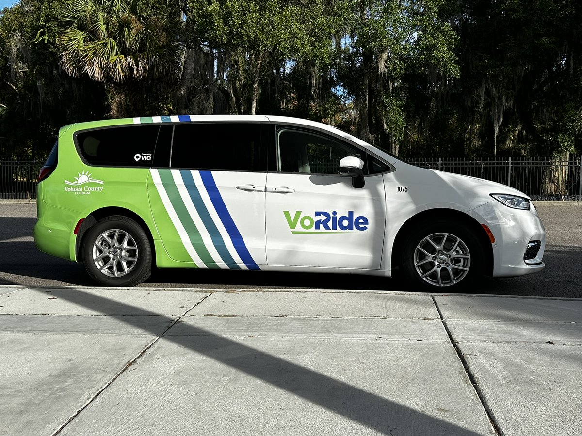 Great news! The VoRide service has expanded its services to Orange City, Deltona and DeBary! Record your next VoRide trip today and earn rewards. 🚐 Learn more by visiting: fdot.tips/reThink. #Votran #VoRide #GoodForYou #GoodForYourWallet #reThinkYourCommute #FDOT